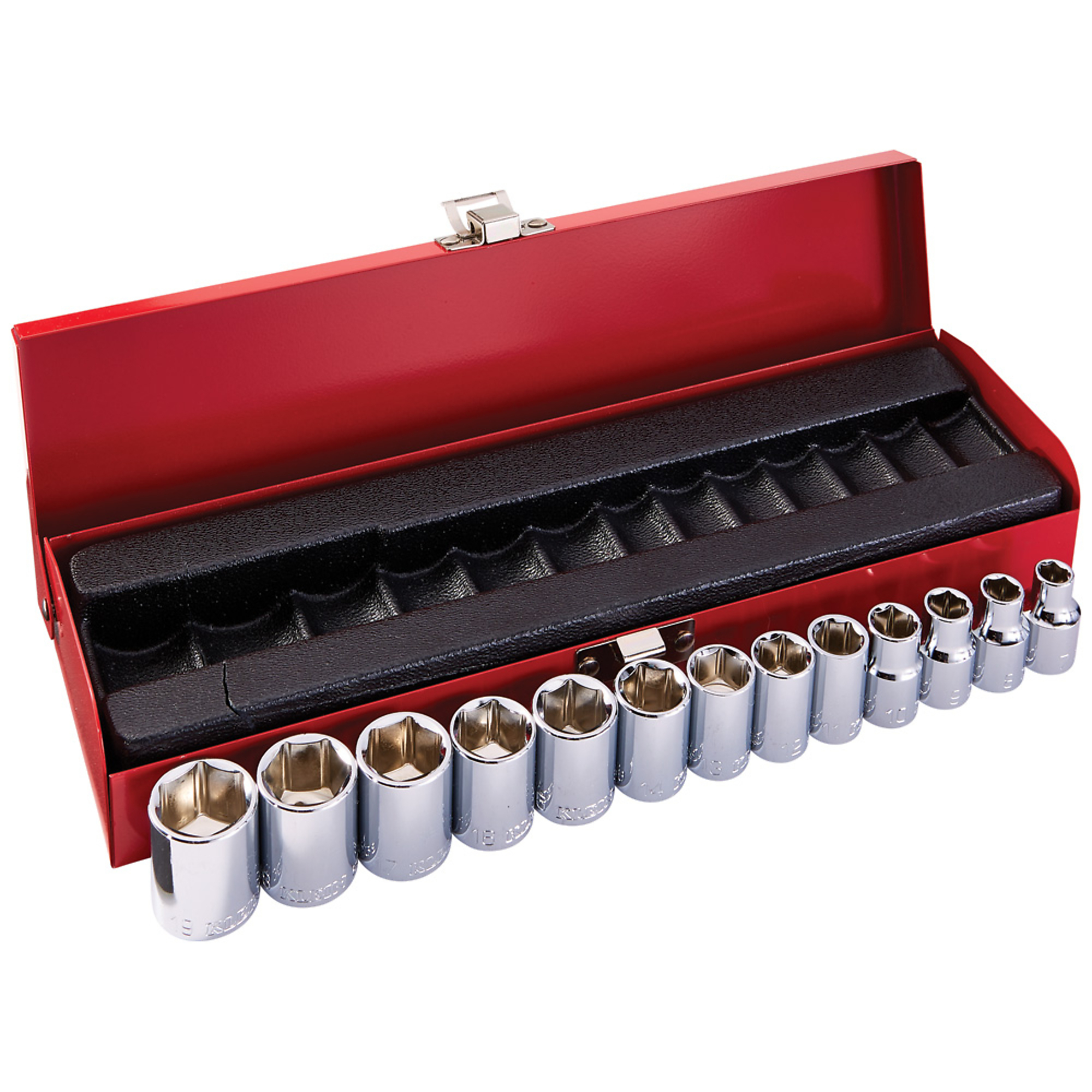 Klein Tools, 3/8in. Drive Socket Wrench Set, Metric, 13-Piece, Pieces (qty.) 13 Model# 65506